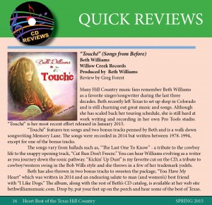Cropped Heartbeat CD REview